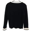 FOXEY made in Japan Long sleeve knit 40 black Women Used