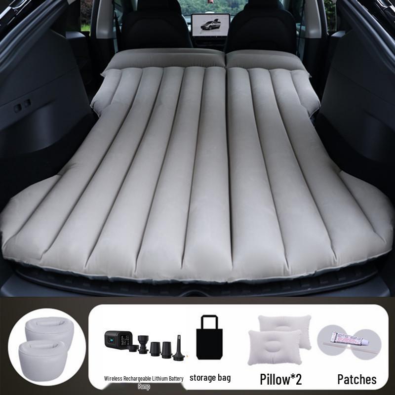 Tesla Model Y/3 Rear Seat Inflatable Mattress - Foldable Car Sleeping Pad