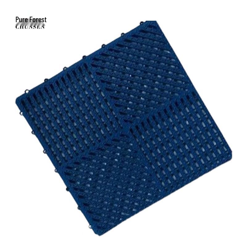 

Interlocking Wave Pattern PVC Anti-Slip Bath Mat 30x30 cm