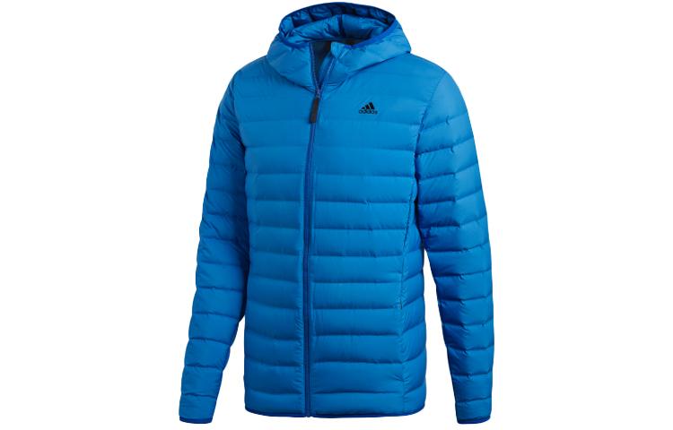 Adidas Down Jackets Men s Collegiate Blue Stand Collar Moderate Other CY8737 XS