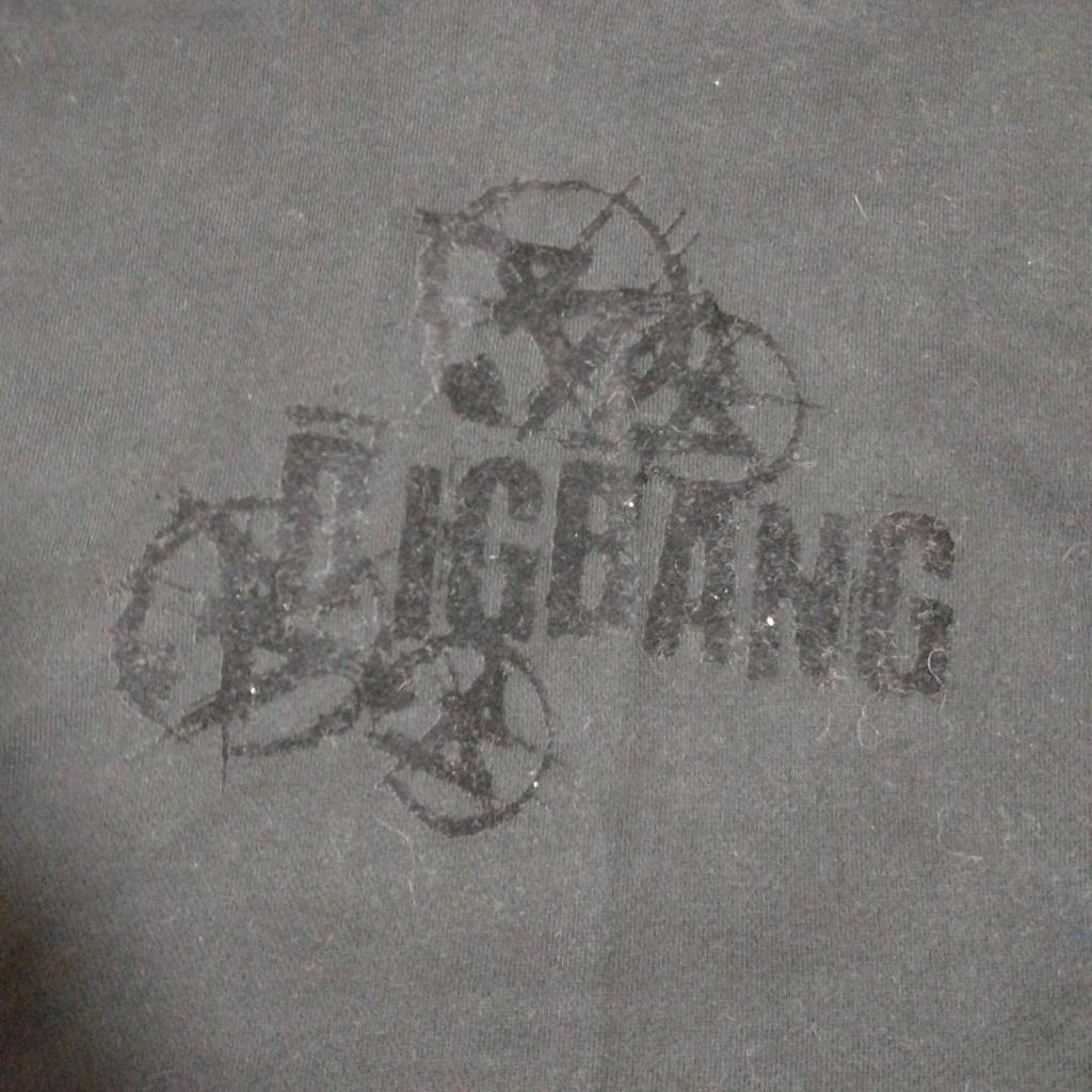 [GEBRAUCHT] BIGBANG Hoodie Schwarz/Rot Kariert