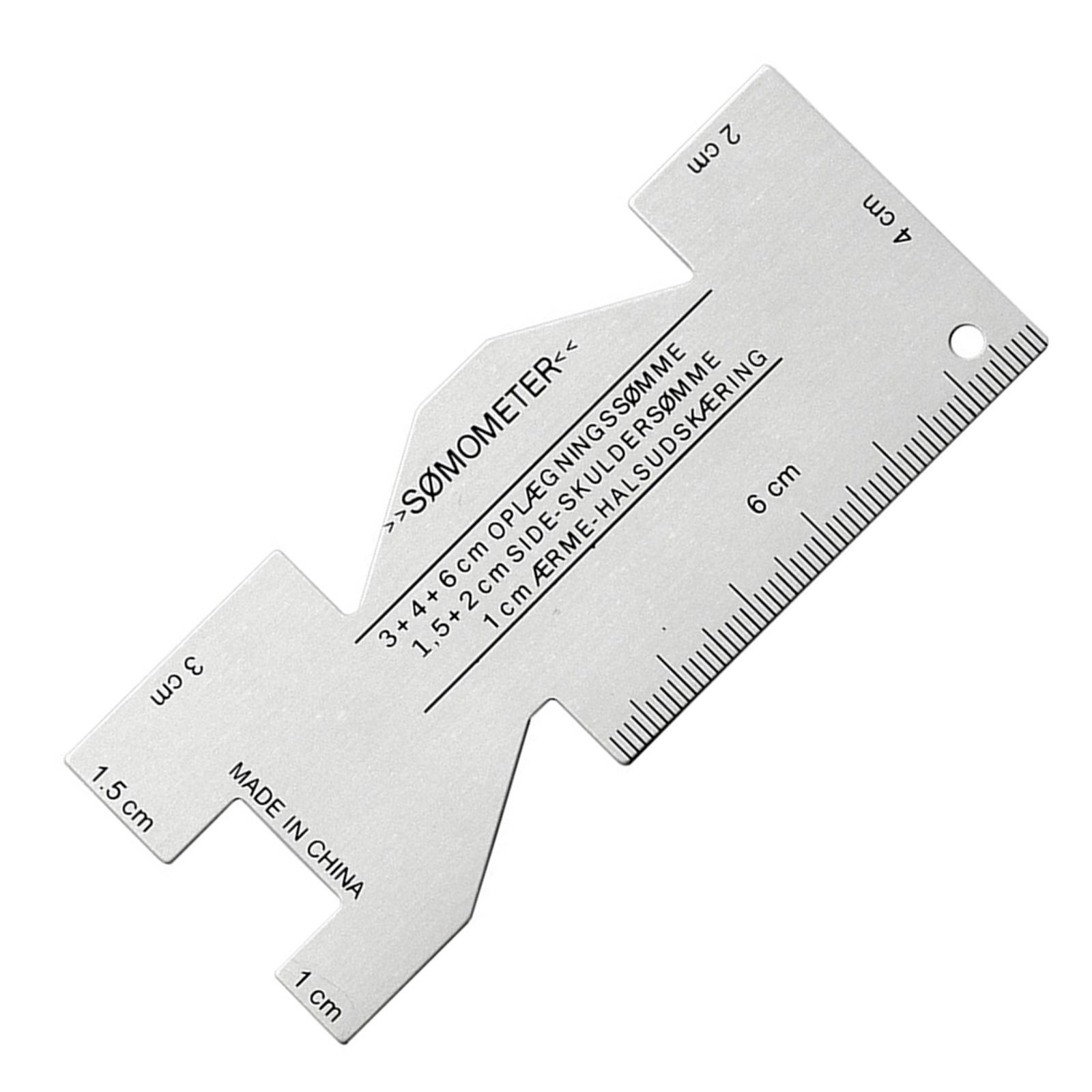 

Линейка для квилтинга, швейная линейка, профессиональный толщиномер для портного, лоскутное шитье, водостойкие аксессуары для рукоделия A