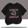 Another Oay Children Cartoon Print T-shirts Summer Girls Casual Fashion Kawaii Colorful Short Sleeve Tops Kids T-shirts