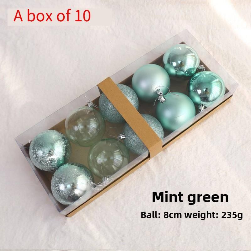 Christmas Pendants Decorations Atmosphere Ball With Metallic Surface For Home Decor And Holiday Celebration