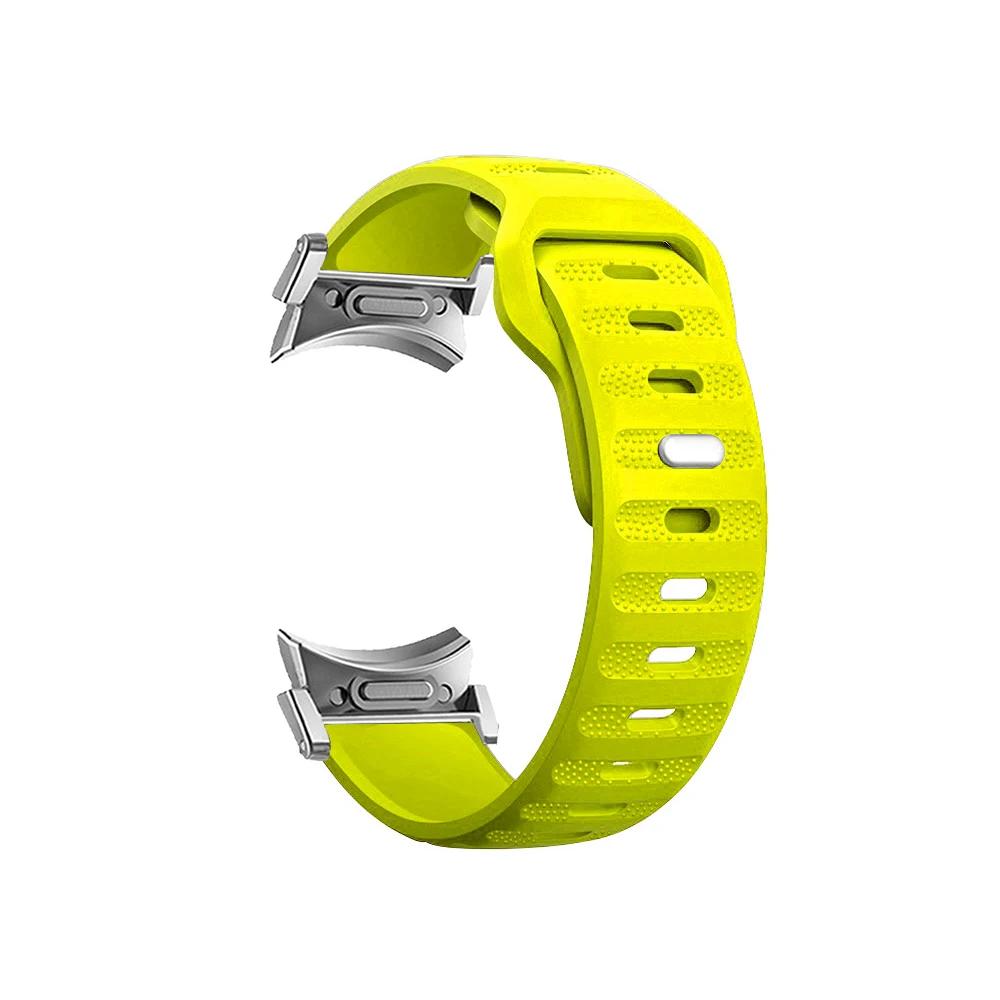 Classic Silicone Strap for Samsung Galaxy Watch 6/5/4 40mm 44mm 5Pro 45mm No Gaps Sport Band Galaxy Watch 6/4 Classic 43 47mm 42 46mm