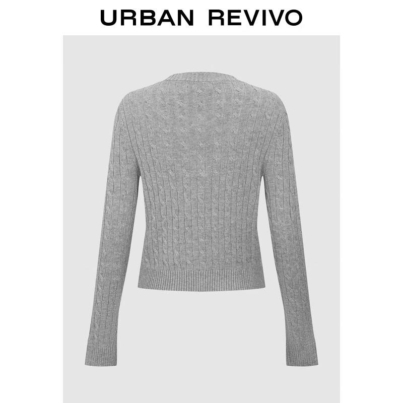 

Женский кардиган на пуговицах в стиле колледжа, с кабельным узором XS