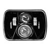 7 Inch Rectangle LED Headlights, 2 PCS 5x7 7x6 Inch Car Headlamps with High Low Beam, IP67 Protection, Plug and Play