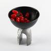 Geometric Arch High Foot Fruit Tray, Desktop Ornament, Metal Tray, Snacks, Nut Bowl, Home Living Room Decoration Ornament