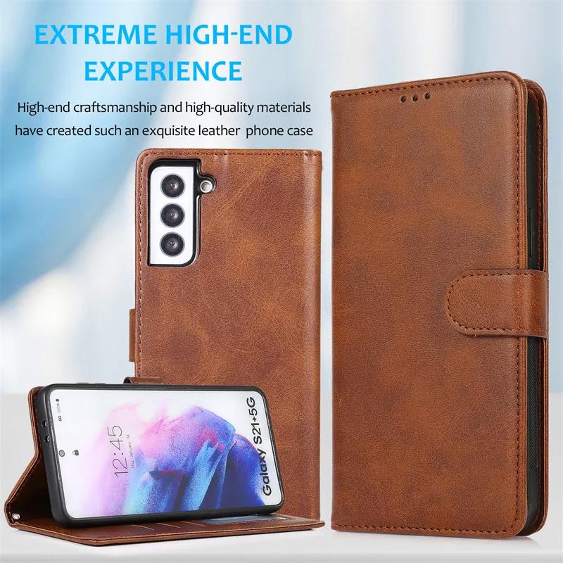 Magnetische Leder Geldbörse Karten Handy Hülle Für Samsung Galaxy S25 Edge S24 Ultra S23 Plus S22 S20 FE S21 S10 Note 20 Klapphülle Tasche