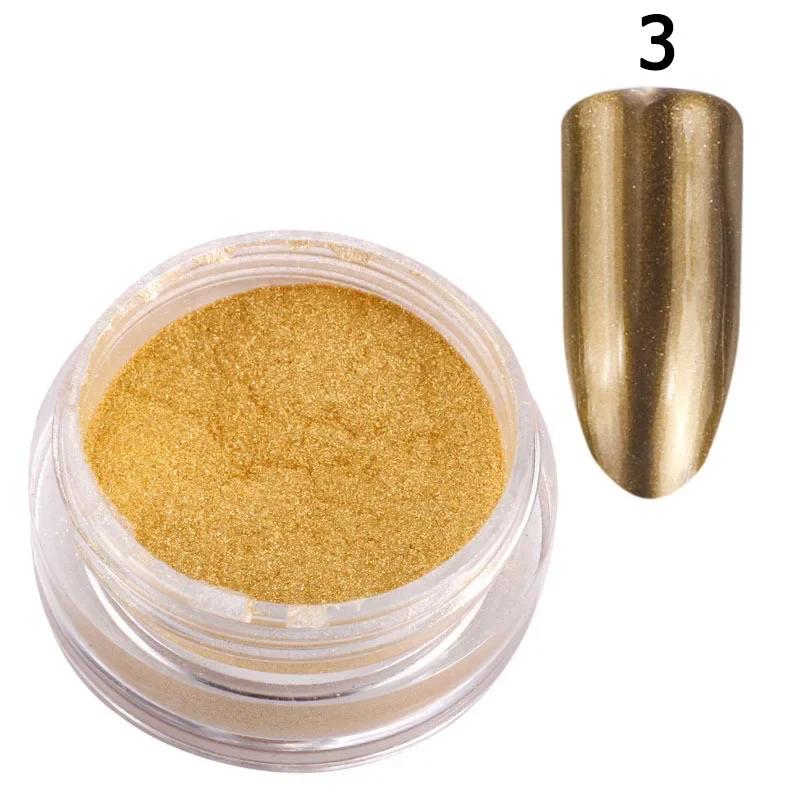 Ultrafine Rose Gold Nail Powder Mirror Nails Glitter Powders Chrome Pigment Womens Fashionable Sexy Nailing Art Accessories