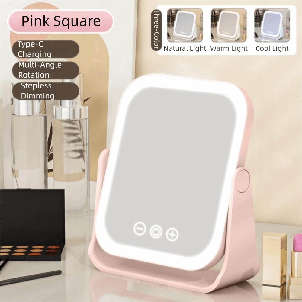 3 Color 5x Magnifying Mirror with Led Smart  Cosmetic Mirrors LED Makeup Mirror  Travel