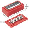 300A Bus Bar Heavy Duty Power Distribution Block Busbar Box Module Design with 4X M8 (5/16") Terminal Studs For Car RV Boat