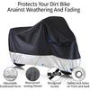 Motorcycle Dirt Bike Cover All Season for Sur Ron Ultra Bee, Waterproof Sun Outdoor Protection Durable Cover with Storage Bag & Safety Lock Holes