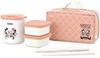 Thermos Insulated Lunch Disney Beige BEP Box, Approx. 0.6 Cup, Pink, DBQ-254DS