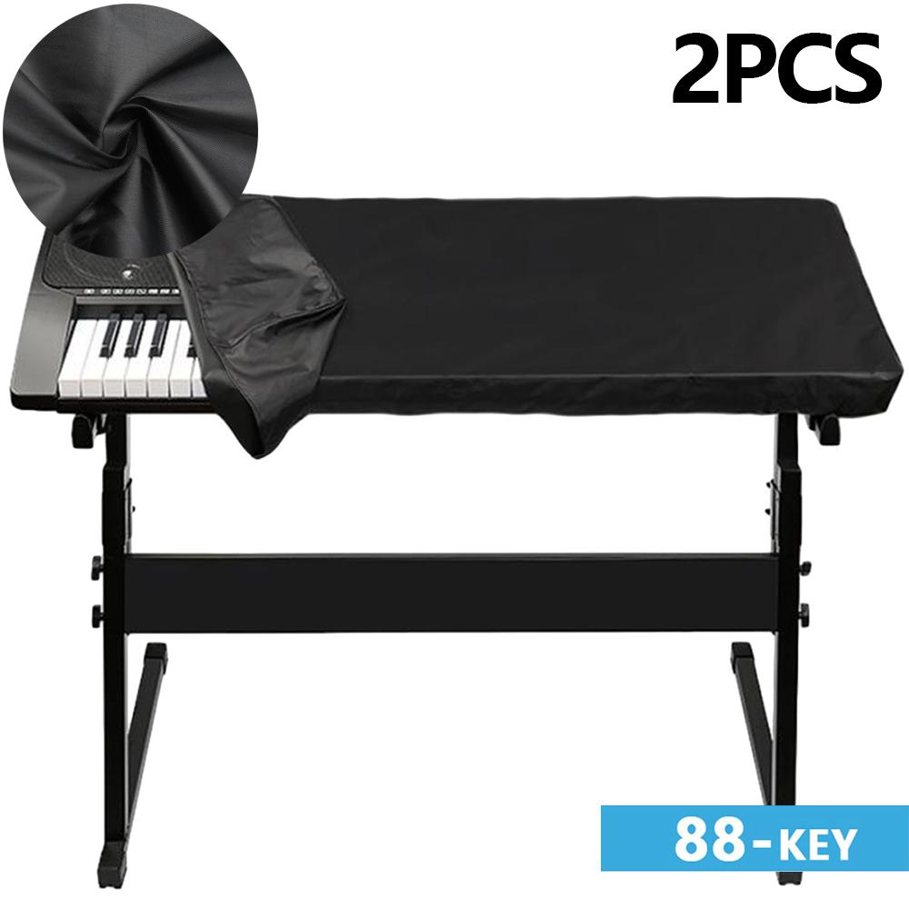 61/88-Key Electronic Piano Cover Dustproof Waterproof Musical Instrument Protector Keyboard Cover with Adjustable Drawstring