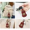 PU Leather Pet Hair Memorial Keychain With Secure Storage Pouch For Cats Dogs Souvenir Personalised Animal Furs Holder