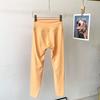 Lu Same Style Free Size Nude Feel No Embarrassment Line Yoga Pants Female 2025 Best Selling Hip Raise Shaping Sports Workout Ankle Length Pants