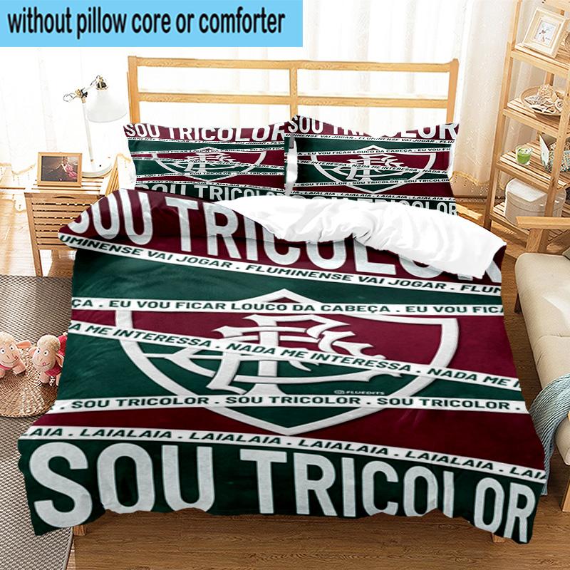 3pcs Champions Celebration Printed Bedding Set Duvet Cover Closure Includes 1 Duvet Cover & 2 Pillowcases Bedding Sets Home Decor Gifts