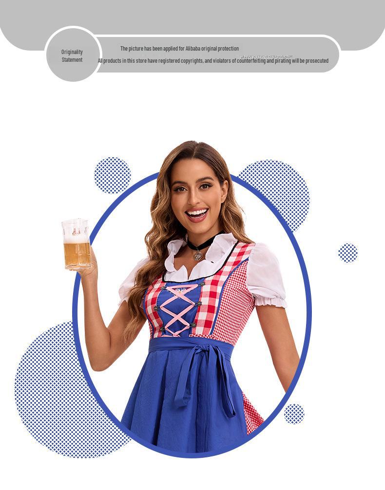 2025 Bavarian Oktoberfest Traditional Dirndl Dress