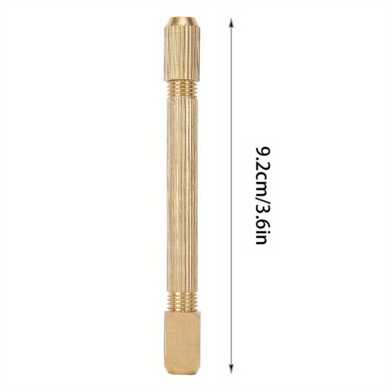 2PCS Portable Doublesided Pin Vise Hand Manual DIY Tool Jewelry Pin Vise Watch Repairing Tool for Watchmaker Watch Repair Tool