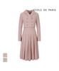 ECOLEDEPARIS Double-Button Pleated Dress_Rb38Woam22A