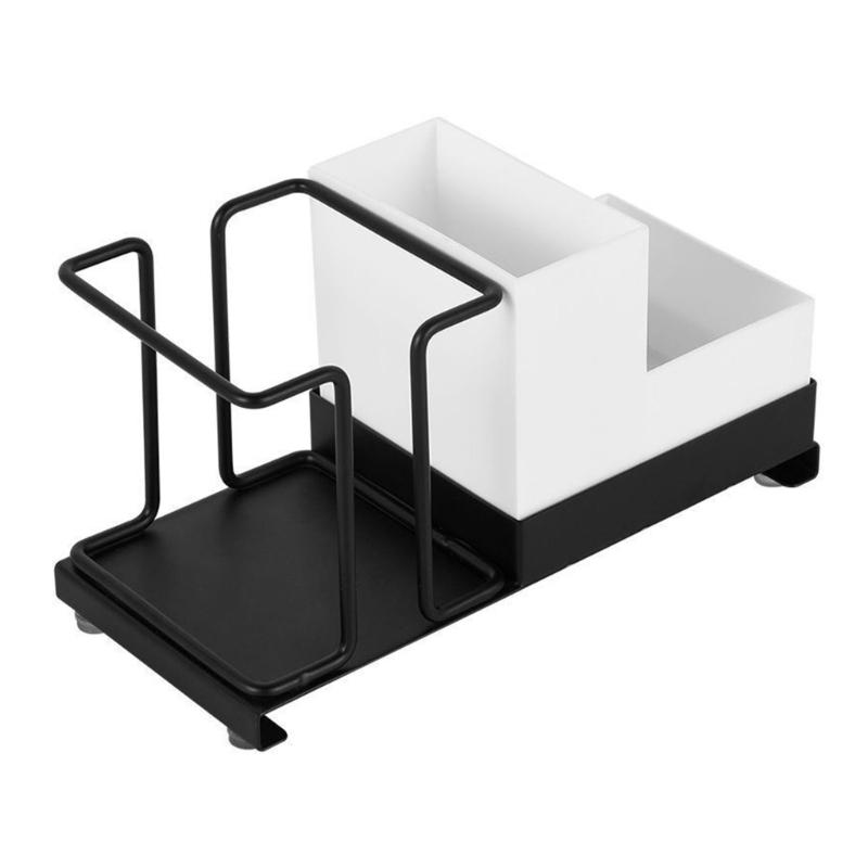 

Modern Teas Coffee Sugar Packet Holder Desktop Organiser Paper Cup Holder Multi Purpose Storage Box for Kitchen Office чорний