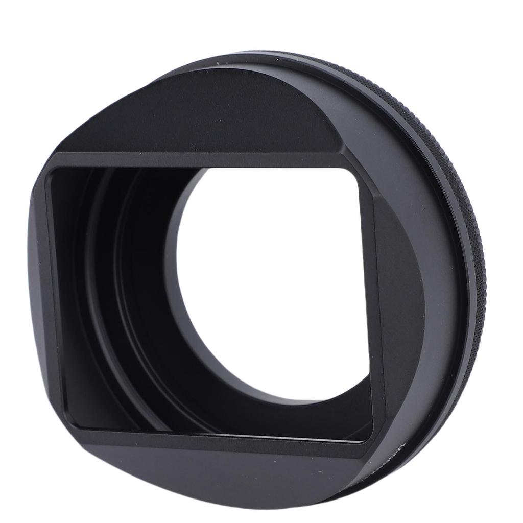   Metal Lens Hood Fit for Fuji X-E5  0VI Aluminium Alloy Retro Black Magnetic Camera Lens Shade