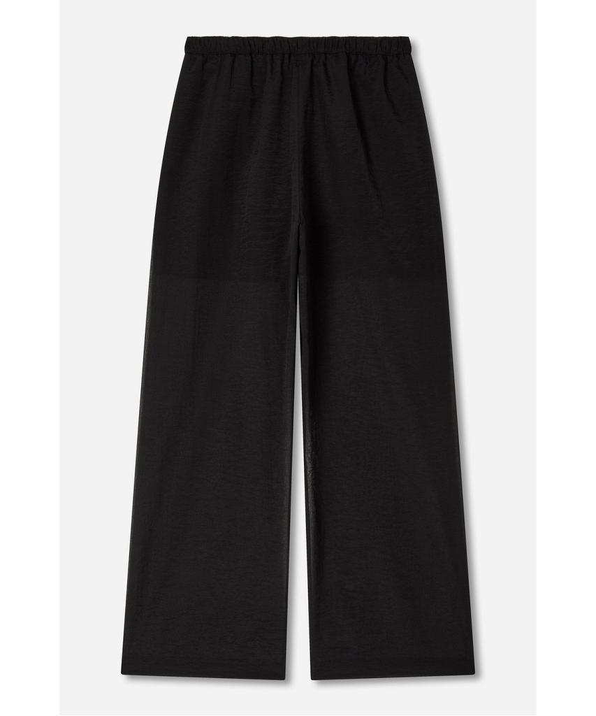 Jaa [Jaah] Women'S Sheer Wide Pants_Black