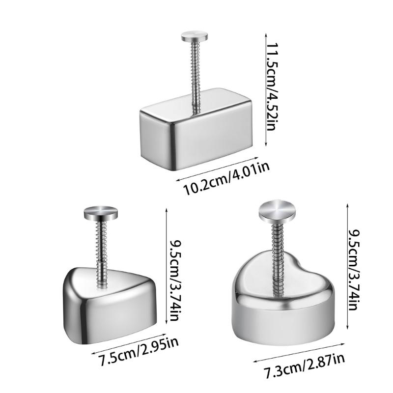 Multifunctional Rice Roll Moulds Steel Rice Ball Moulds Rice Ball Molds Sushis Moulds for Cooking Enthusiasts