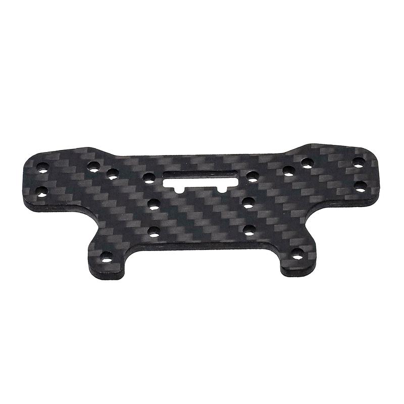 Carbon Fiber Shock Tower Plate for MJX Hyper Go 10303 10304 – Front & Rear Suspension Upgrade for 1/16 RC Car