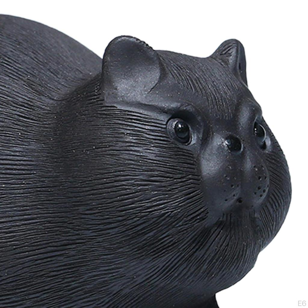 Adorable Cat Figurine Set for Tea Enthusiasts