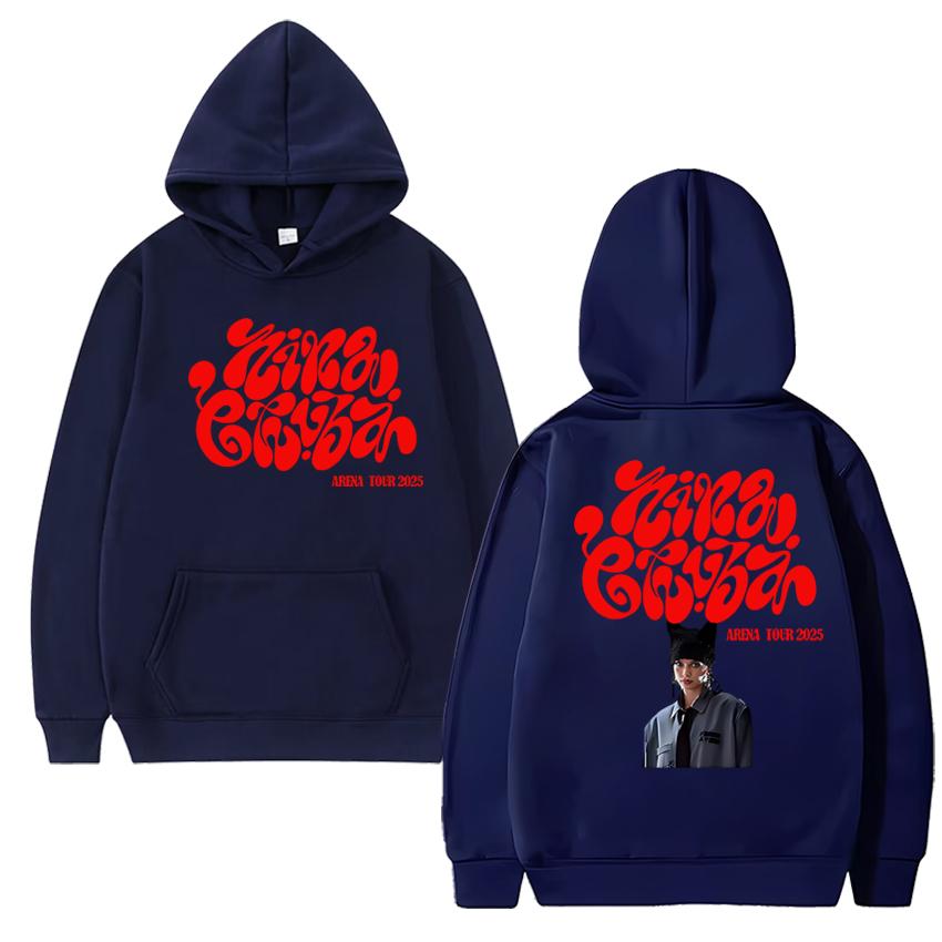 Singer Nina Chuba Arena Tour 2025 Graphics Hoodies Men Women Fashion Y2k Sweatshirt Unisex Casual Fleece Long Sleeve Pullovers