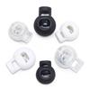 Round Spring Press-Adjustable Double Hole Cord Lock Drawstring Adjuster.