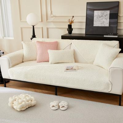 Winter Thickened Warm Sofa Cushion Modern Simple Plush Sofa Cushion High-end Anti-slip Sofa Cover Cover