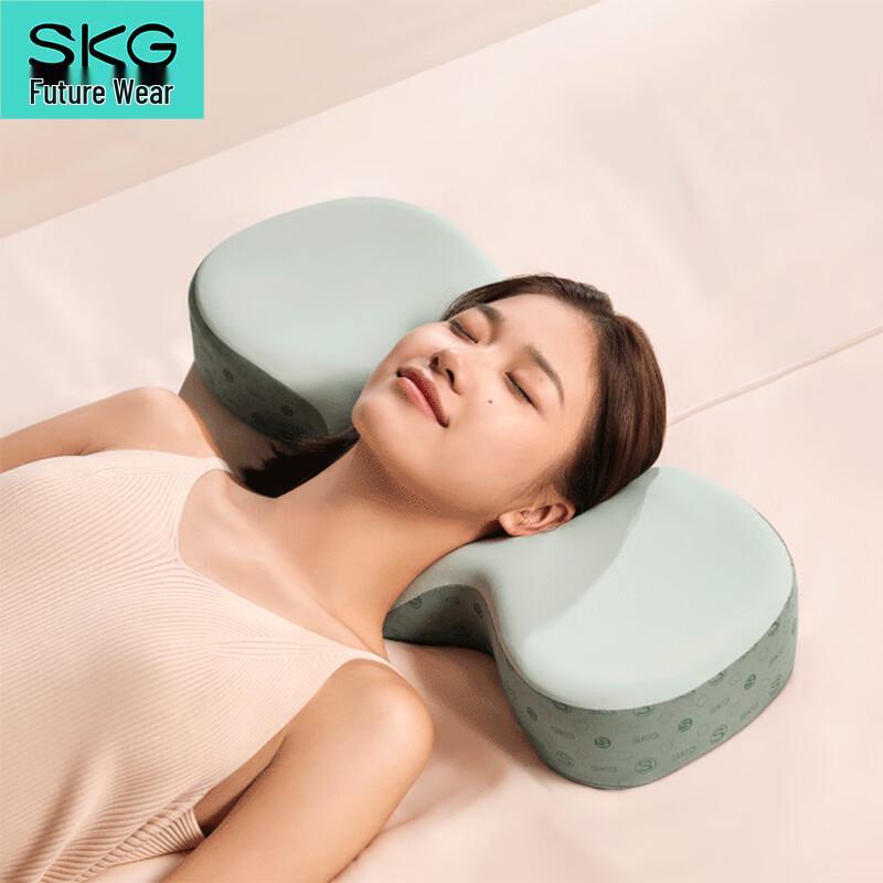 SKG P1 Heated Memory Foam Neck and Sleep Pillow