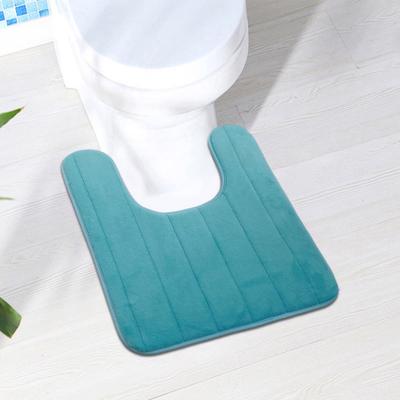 Tapete de chão em forma de U Yousheng resistente ao desgaste antiderrapante super absorção de água fácil de limpar secagem rápida tapete de banheiro higiênico