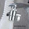 Steel  Sink Faucet Diverters Valves Aerator Water Conservation Valves 1/2 Thread for Shower Hose Garden Hose Washing Machine