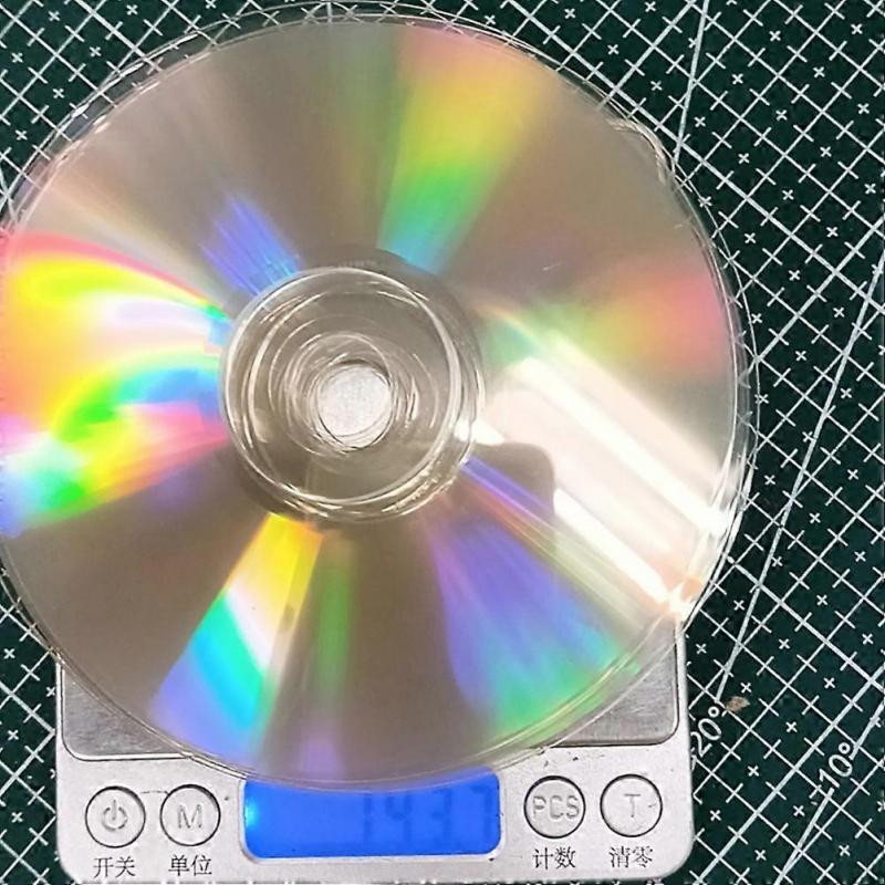 20Pcs Transparent Clear DIY Painting Cds Plastic Discs for Decoration