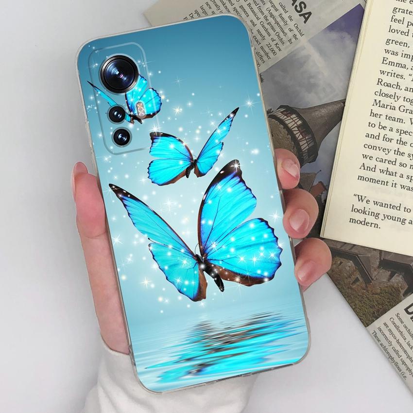 For Xiaomi Black Shark 1 2 3 4 5 Pro 12 12S 12X 12T 13 15T Elegant Flower Phone Case Soft Transparent Silicone Shockproof Shell For Xiaomi Bumper Capa