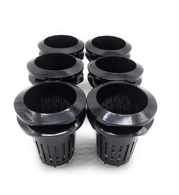 Frohe Frühling Hydroponik Töpfe (6# Schwarz_12 Stück)