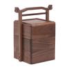 Fánshùn Double-Layer Wooden Snack Tray with Lid