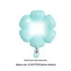 Kleine Gänseblümchen- und Sonnenblumen-Lächeln-Luftballons – Handgehaltene Geburtstagsfoto-Requisiten