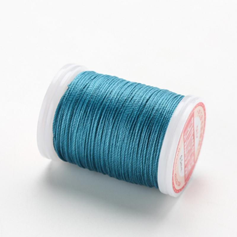0.5mm Round Waxed Thread Leather Sewing Craft Polyester High Quality Cord Wax Coated Strings Strength Thread Handmade