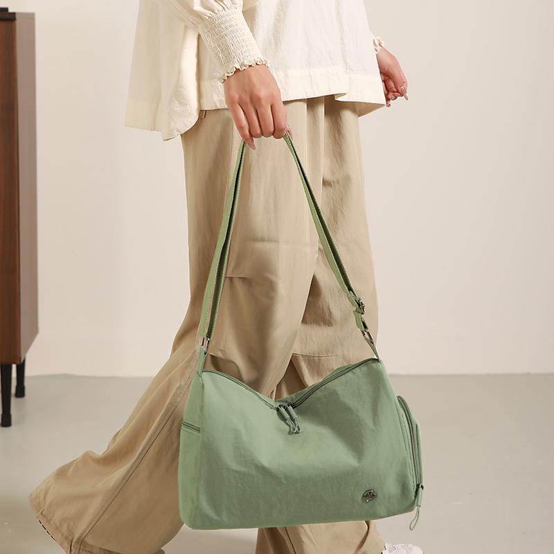 Women's Shoulder Bag Large Capacity Messenger Bag Solid Color Crossbody Bag