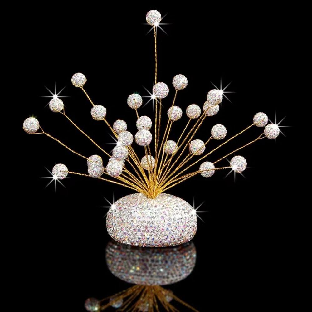Self-adhesive Sticker Car Mounted Bling Vase Bling Design Full Star Dashboard Decoration  Women's