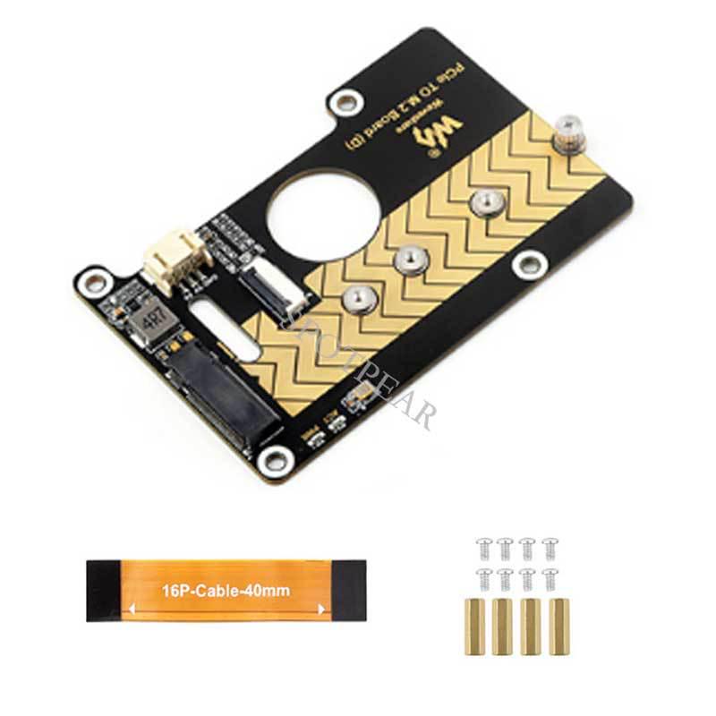 

Плата розширення Raspberry Pi 5 PCIe - M.2 NVMe SSD (2280/2242/2230)