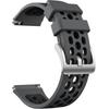 Silicone Strap for Huawei Watch GT 2e, Gray / Black