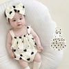 Ruffle Heart Baby Romper Bow Heart Baby Shorts Climb Suit Fashion Lace Baby Jumpsuit  Infant Wear