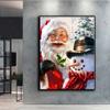 5D DIY Diamond Embroidery Christmas Tree Santa Snowman Diamond Painting Mosaic Home Decoration