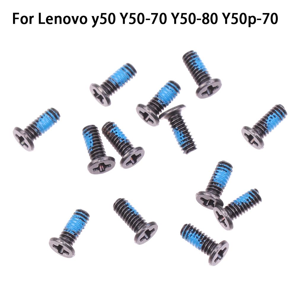 13Pcs/Set  Laptop Accessories Screws For Y50 Y50-70 Y50-80 Y50P-70 Bottom Case Base Cover Lower Case